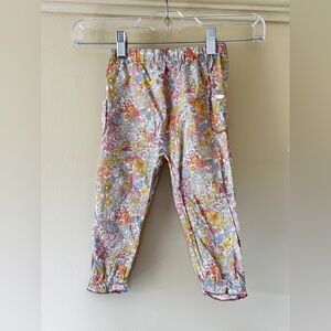 Tartine et Chocolat Floral Cotton Poplin Pants